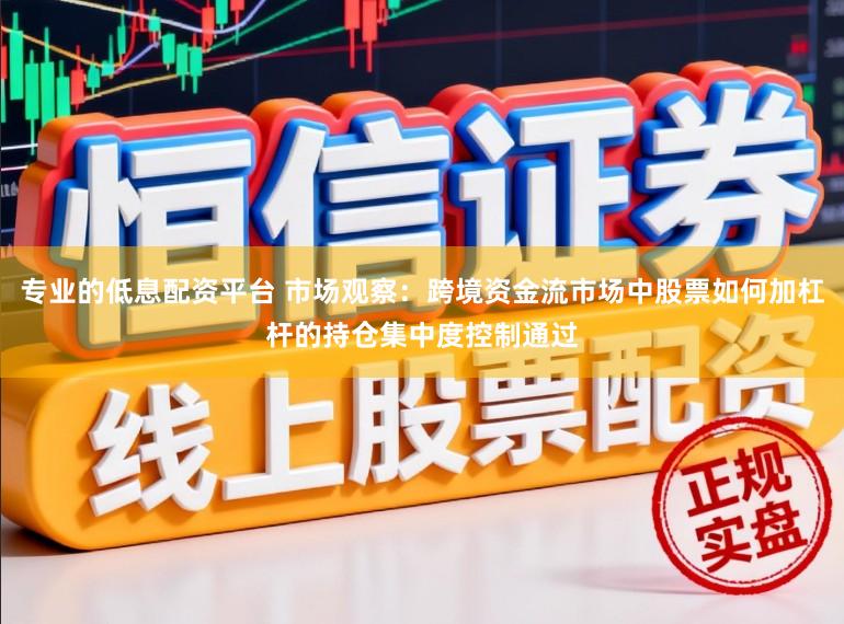 专业的低息配资平台 市场观察：跨境资金流市场中股票如何加杠杆的持仓集中度控制通过