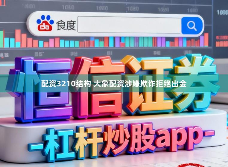配资3210结构 大象配资涉嫌欺诈拒绝出金