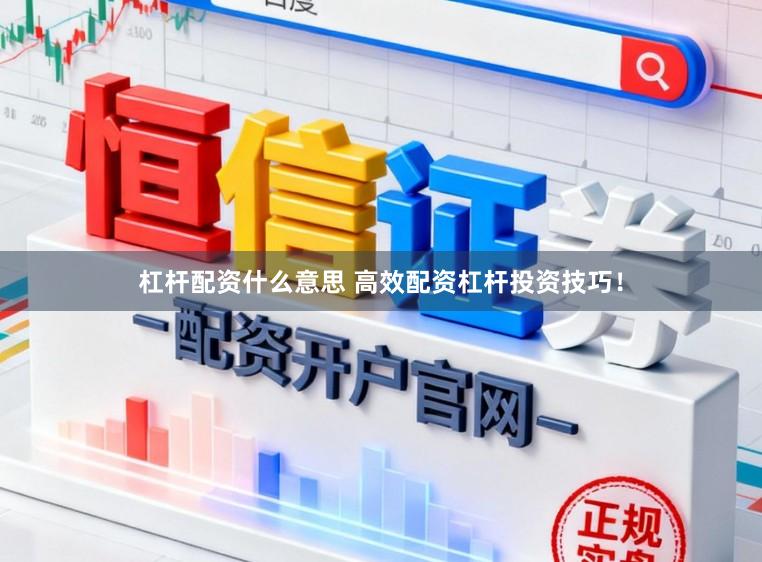 杠杆配资什么意思 高效配资杠杆投资技巧！